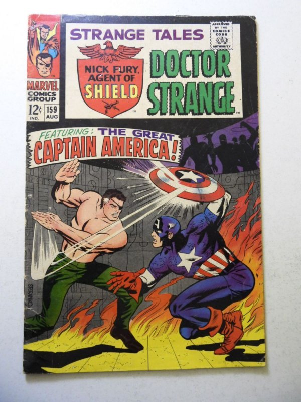 Strange Tales #159 (1967) FR/GD Condition coupon cut on last ad page