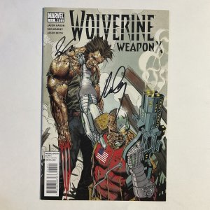 Wolverine Weapon X 11 2010 Signed by Jason Aaron Ron Garney Marvel NM near mint