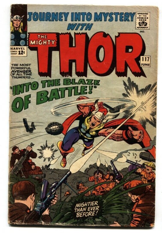 Journey Into Mystery #117 1965-SILVER AGE MARVEL--THOR--JACK KIRBY VG-