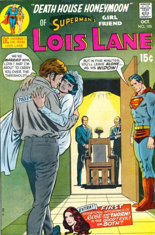 Superman's Girl Friend Lois Lane #105 FN ; DC | 1st Appearance Rose & Thorn - We