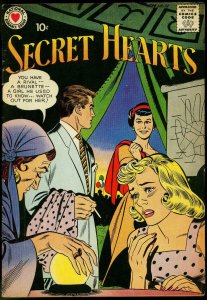 SECRET HEARTS #67 1960-DC ROMANCE-CARNIVAL FORTUNE TELL VG