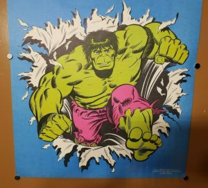 Incredible Hulk Poster 1979 Marvel Comic book promo Rare mint collectable