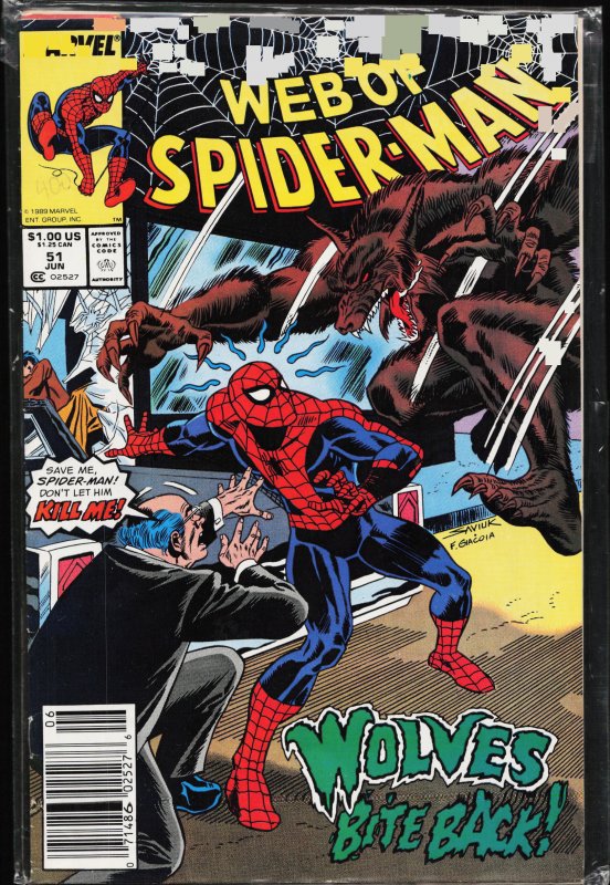 Web of Spider-Man #51 (1989) Spider-Man