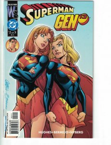 Superman/Gen13 #2 VF/NM j. scott campbell variant cover - caitlin fairchild