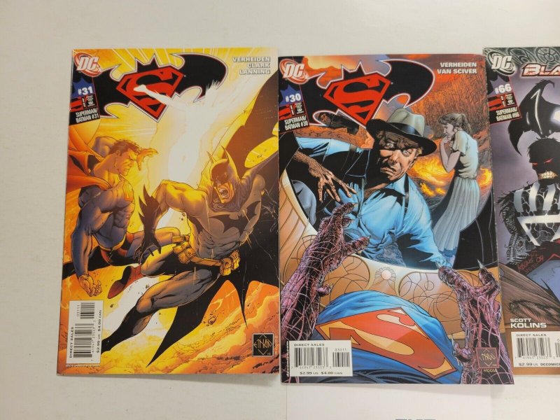 3 Superman Batman DC Comic Books #30 31 66 Blackest Night 36 TJ16