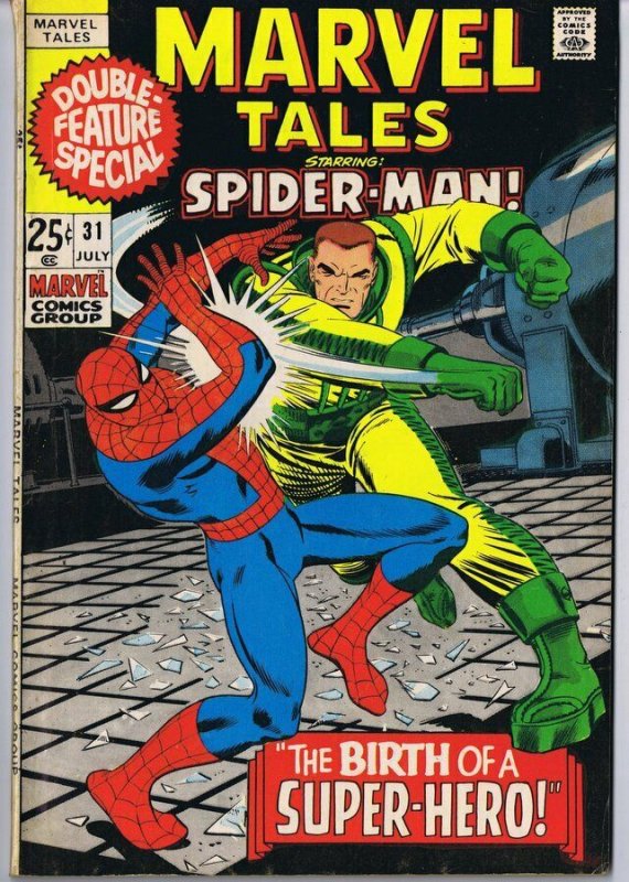 Marvel Tales #31 ORIGINAL Vintage 1971 Spider-Man