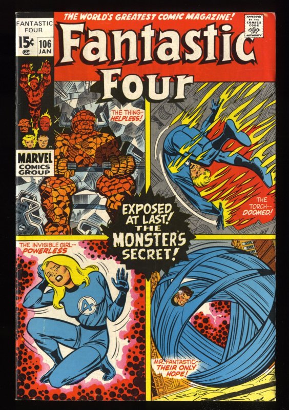 Fantastic Four #106 FN+ 6.5