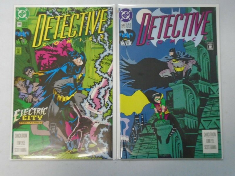 Detective Comics lot 26 different from #600-649 avg 8.0 VF (1989-92)