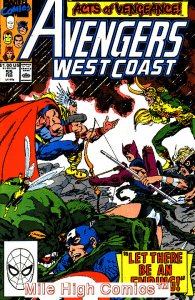 WEST COAST AVENGERS (1985 Series)  (MARVEL) #55 Very Fine Comics Book