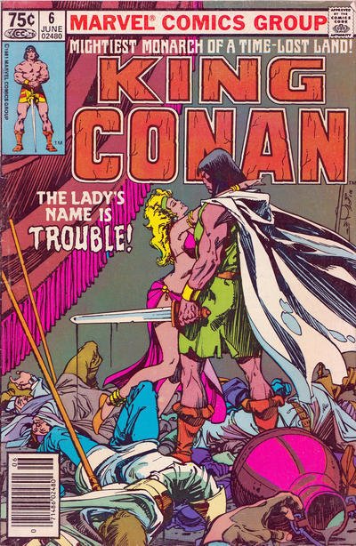 King Conan #6 (Newsstand) VG ; Marvel | low grade comic Walt