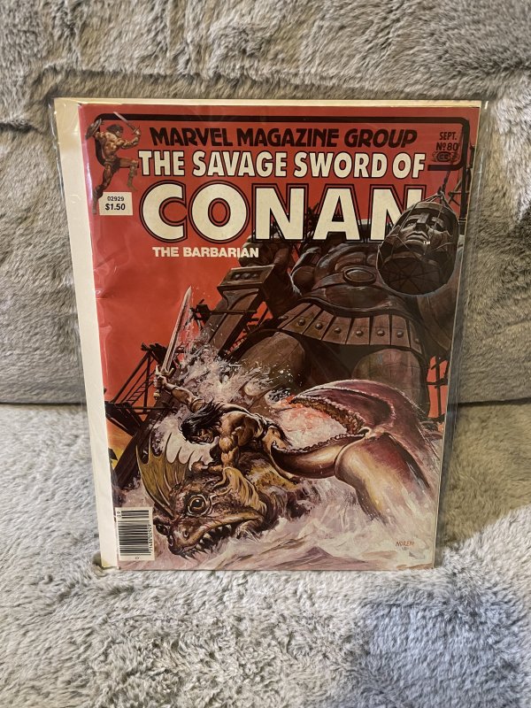 The Savage Sword of Conan #80  (1982)