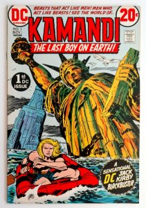 Kamandi #1, 1st app of Kamandi, Ben Boxer, Dr.Canus and Great Ceasar