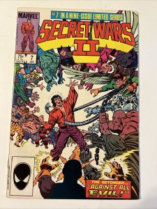 SECRET WARS II #7 + 9 (1985) Marvel Comics   1st Hate Monger App Copper Age 