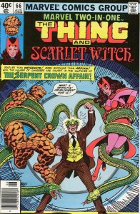 Marvel Two-in-One 64 65 66 Set - Serpent Crown Affair Story!  Perez Art!