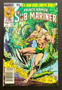 Prince Namor, the Sub-Mariner #1-4 Newsstand (1984) Mini Series [Lot 4 Bks] VF+!