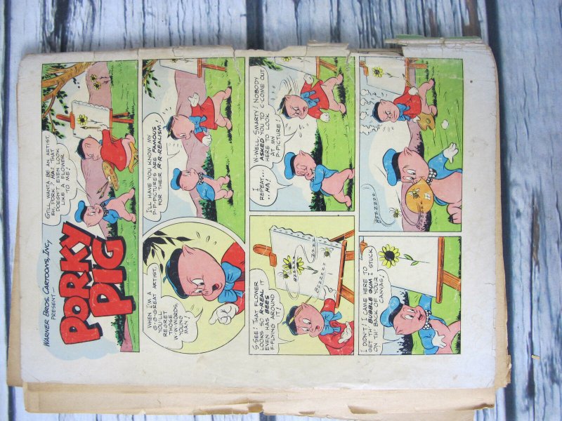 Porky Pig Hero Of The West Dell Comics Golden Age 1949 #260