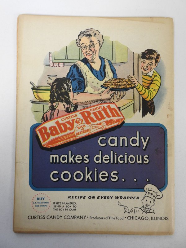 Sensation Comics #28 (1944) VG- Cond 1 in cumulative spine split, tape pull fc