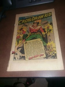 Western Adventures Comics #1 ace comics 1948 golden age cross draw kid sam bass