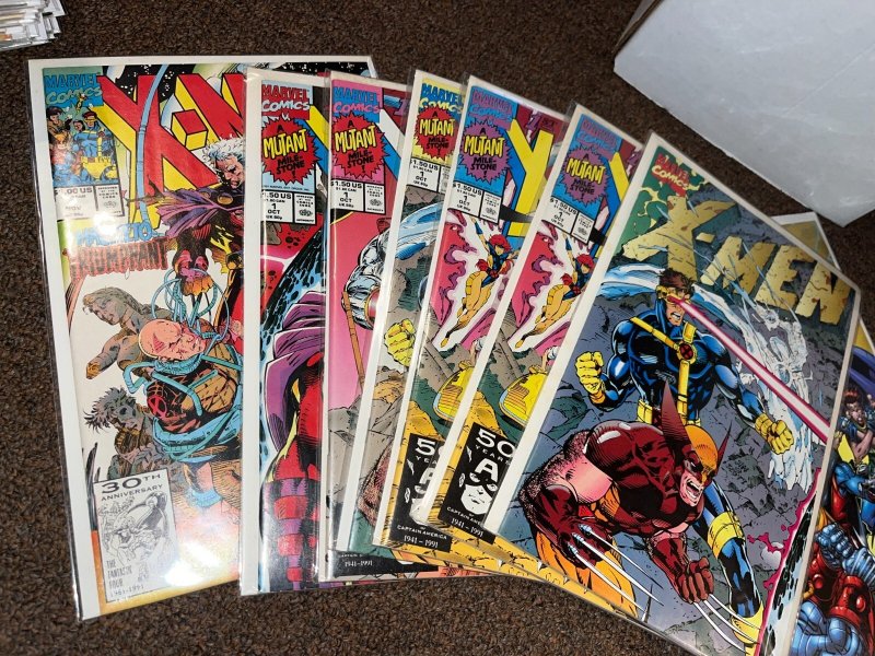 X-Men (1991) Lot - Complete Series Set w/#s 1-275, Has 1-113, 114-154, Jim Lee