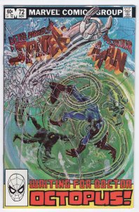 SPECTACULAR SPIDER-MAN #72 - 7.0 - WP  - VS Doctor Octopus - Painted Cover