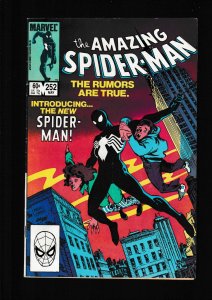 The Amazing Spider-Man #252 (1984) vg+ / 1ST BLACK COSTUME VENOM SYMBIOTE