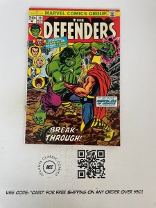 The Defenders # 10 FN Marvel Comic Book Hulk Dr. Strange Sub-Mariner 2 J225