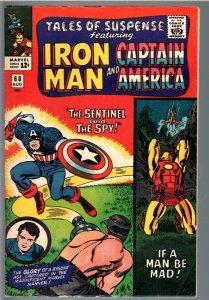 TALES OF SUSPENSE #68 1965-IRON MAN/CAPTAIN AMERICA-MARVEL-VG/FN VG/FN