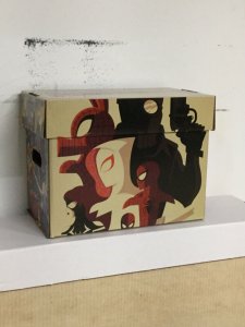 Comic Book Short Box With Lid Spider-Man Graphic Neca Marvel 