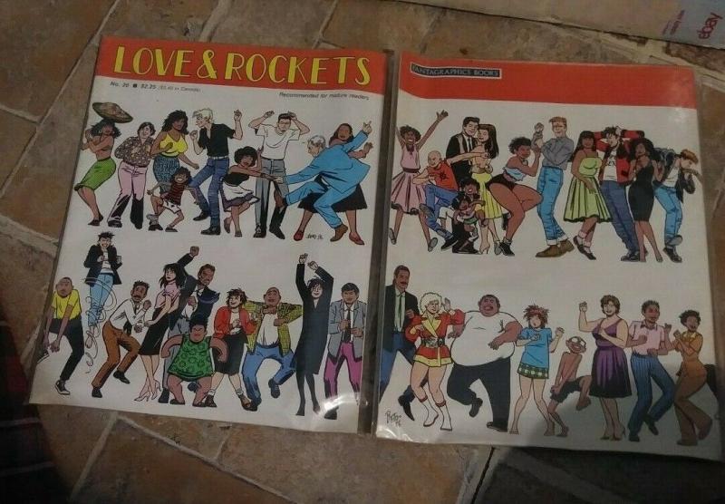 LOVE AND ROCKETS  MAGAZINE # 20 1987 FANTAGRAPHIC MATURE READERS 