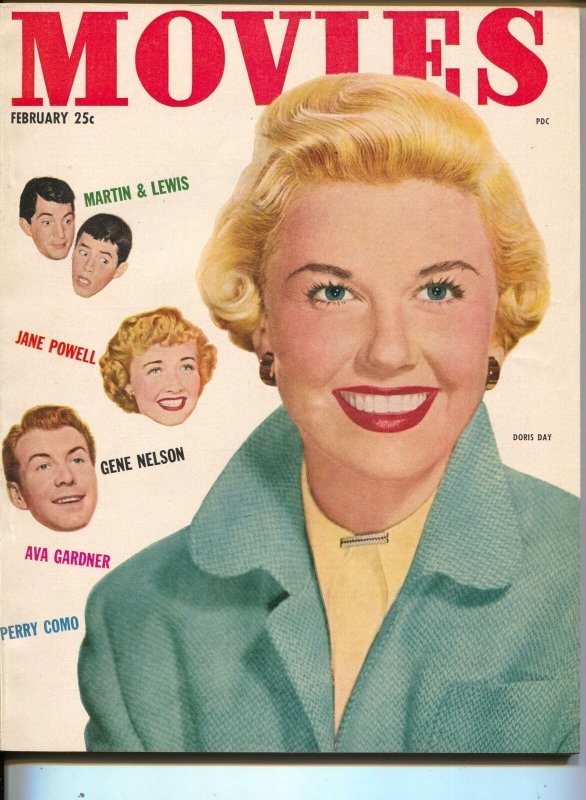 Movies-Doris Day-Bing Crosby-Gregory Peck-John Wayne-Feb-1952