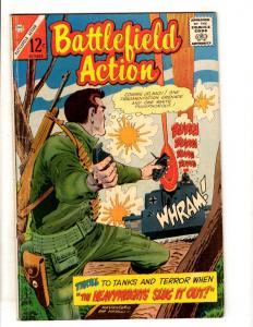 Lot Of 8 Battlefield Action Charlton Comic Books # 17 20 23 25 55 56 60 61 JL40