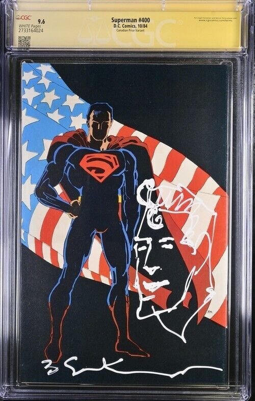 Superman (1984) # 400 (CGC 9.6 SS) Signed Sienkiewicz*Simonson*Janson*Miller CPV