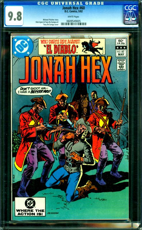 Jonah Hex #60 CGC Graded 9.8