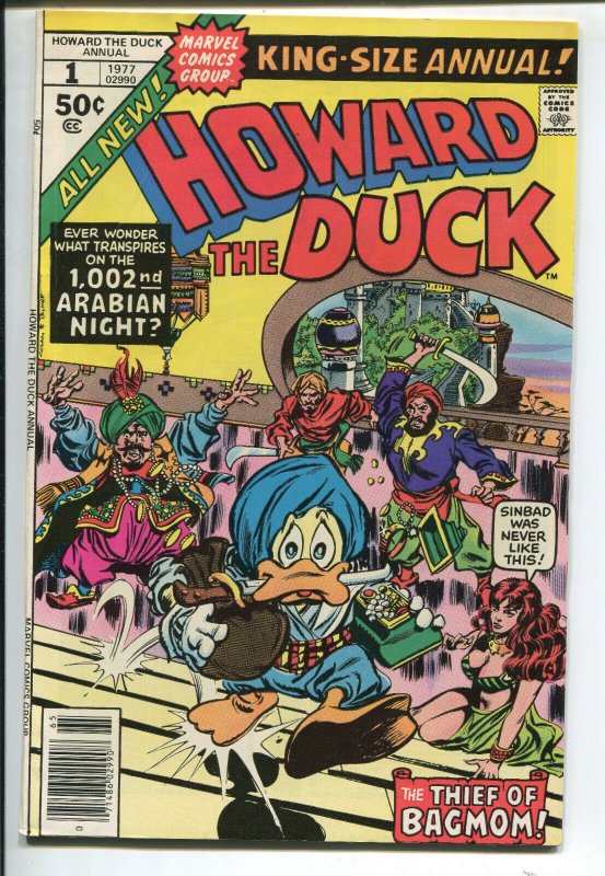 Howard the Duck Annual #1 - Thief of Bagmom! - 1977 (Grade 8.0)