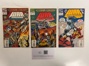 3 War Machine Marvel Comic Books # 8 9 10 Avengers Defenders Thor 104 JS35