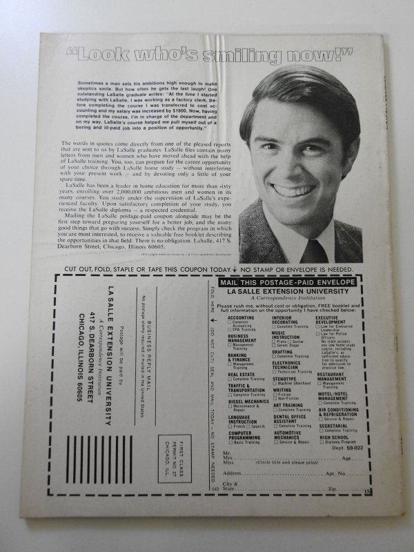 Unknown Worlds of Science Fiction #1 (1975) VG Condition moisture stain