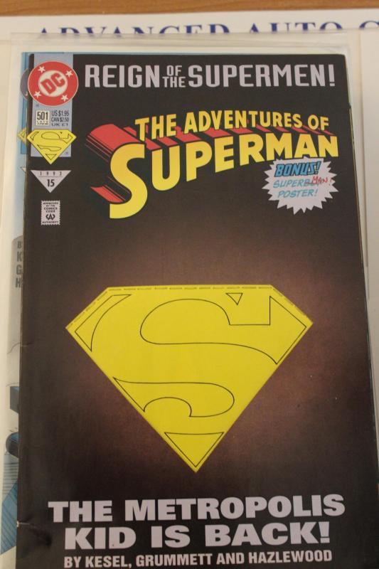 Adventures of Superman 501 Die Cut  VF