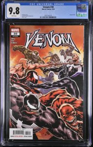 Venom #30 CGC 9.8 CAFU Cover A Marvel Comics 2024 White Pages Freshly Graded WP