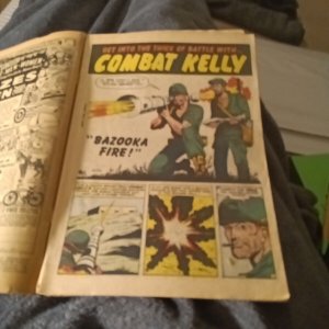 Combat Kelly #39 atlas marvel comics 1956 silver age Joe maneely war cover art 