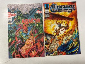 7 DEFIANT comic books Charlemagne Brigade Armor Cyber Force 15 KM39