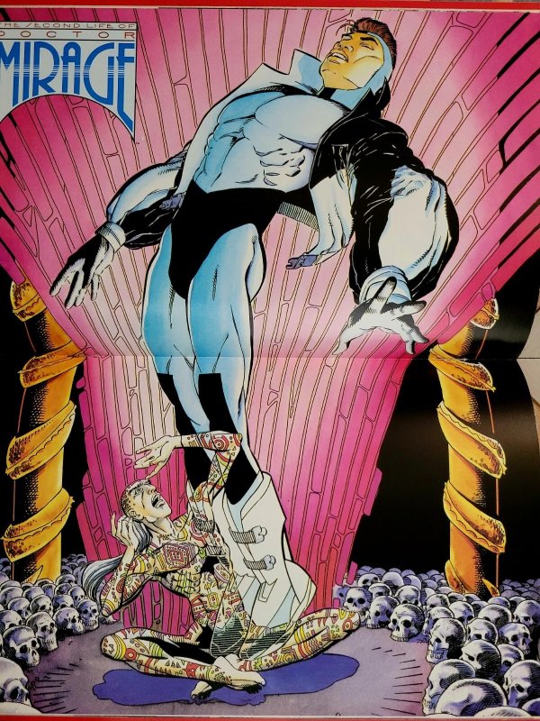 Second Life of Doctor Mirage #1 (Valiant 1993) Bob Layton First Issue + Poster