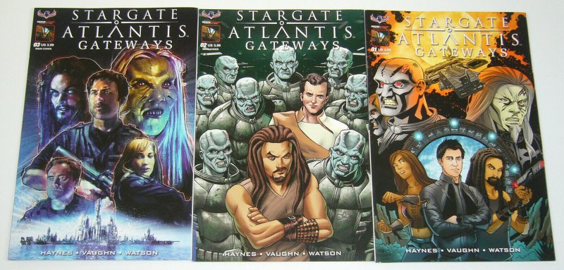 Stargate Atlantis: Gateways #1-3 VF/NM complete story - american mythology comic