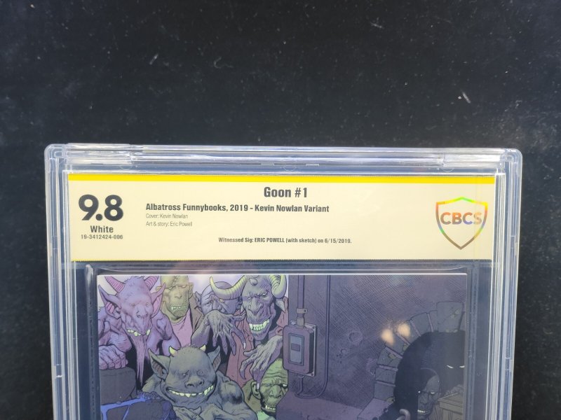 Goon #1 - Signed by Eric Powell / Kevin Nowlan Variant - CBCS 9.8 - 2019