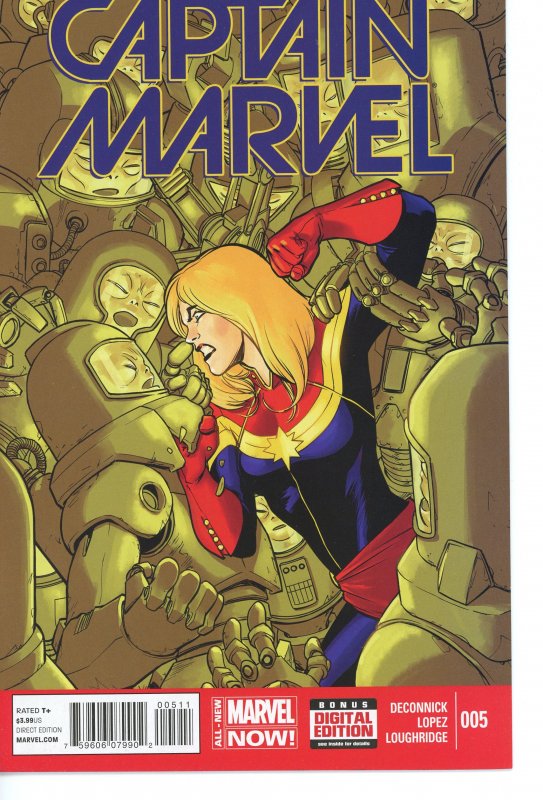 Captain Marvel #5  2014  9.0 (our highest grade)