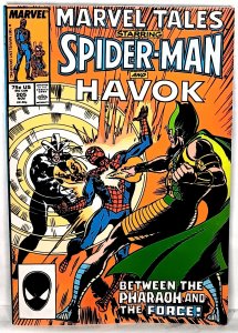 Marvel Tales #205 Direct Edition (1987) Spider-Man Havok Marvel Comics   EB0918