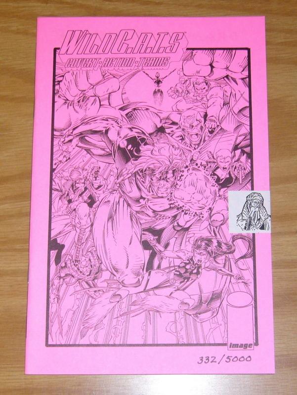 Wildcats Pink Ashcan VF/NM still sealed! jim lee (332/5,000) image comics