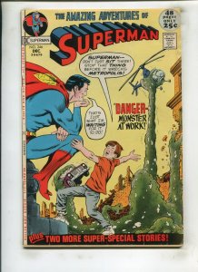 SUPERMAN #246 (6.0) DANGER - MONSTER AT WORK!! 1971
