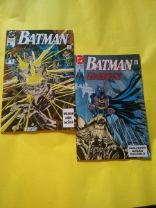 1990 BATMAN 443 444 445 446 447 VF-NM Marv Wolfman