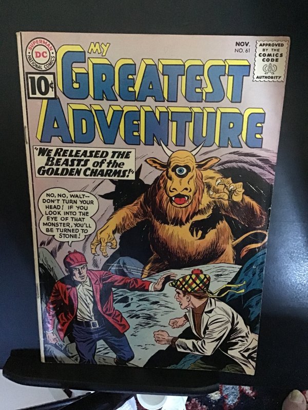 My Greatest Adventure #61 (1961) High-Grade Sci-Fi key! VF/NM Boca CERT!