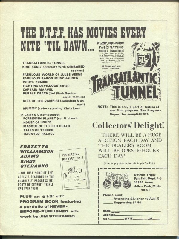 Rocket's Blast Comicollector  #70 1970-Juanill GGA cover-early fanzine-buy / ...